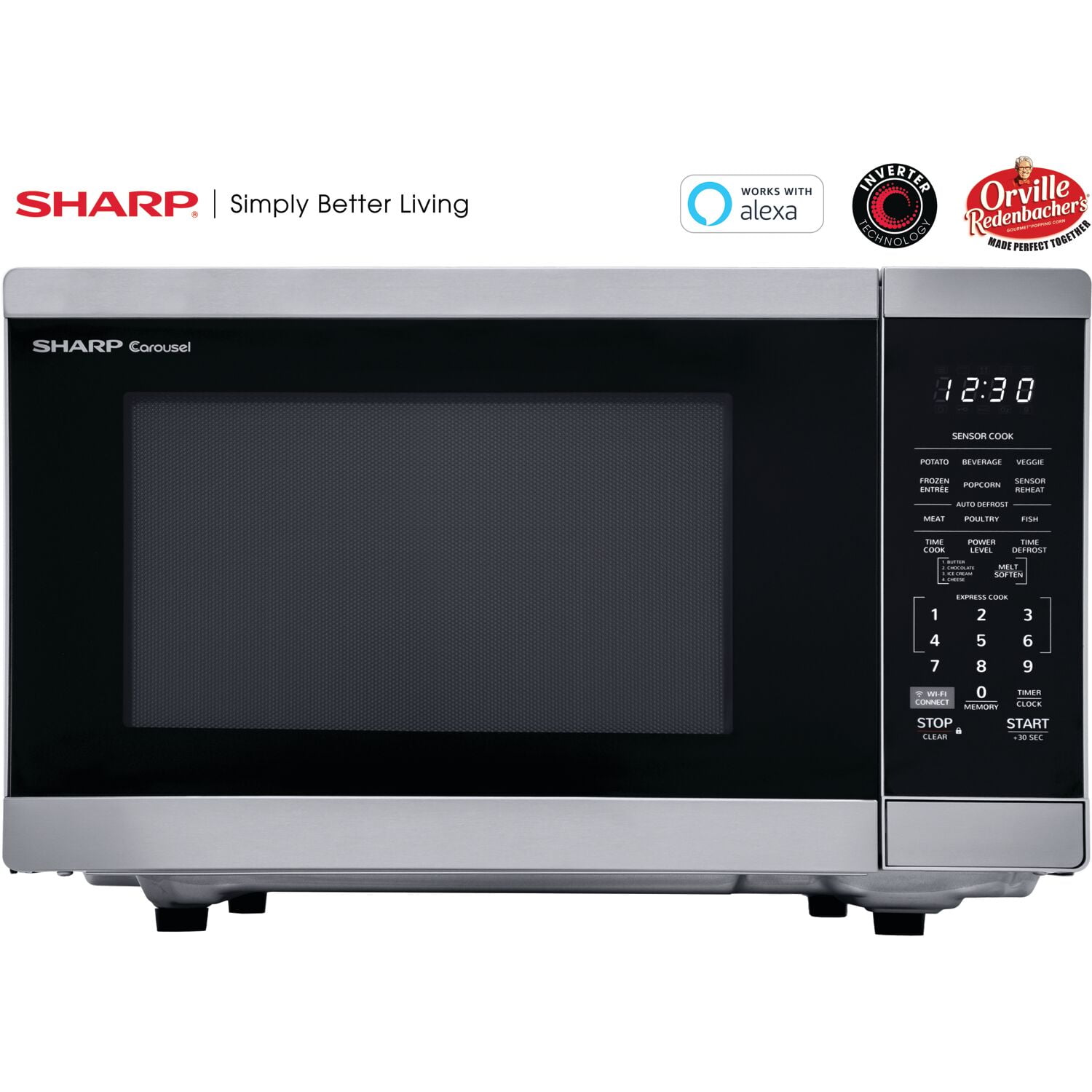 Sharp Sharp Countertop Microwave Silver