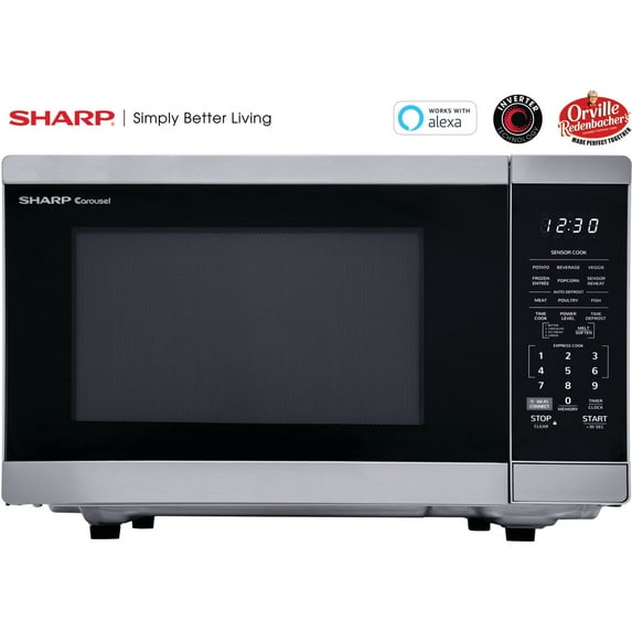 Sharp Sharp Countertop Microwave - Silver
