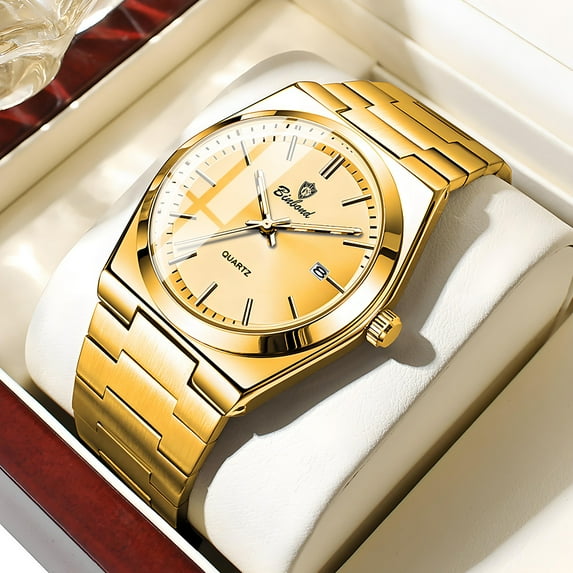 Sharp Silver Men's Chronograph Watch, Waterproof, Easy-to-Read Dial, The Perfect "Thank You" or "Congratulations" Gift