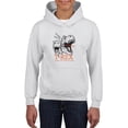 thumbnail image 1 of Sharp Teeth T Rex King Of Dinos Hoodie Juniors -Image by Shutterstock,  x-Large, 1 of 4