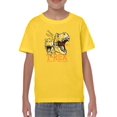 thumbnail image 1 of Sharp Teeth T Rex King Of Dinos T-Shirt Juniors -Image by Shutterstock,  Large, 1 of 4