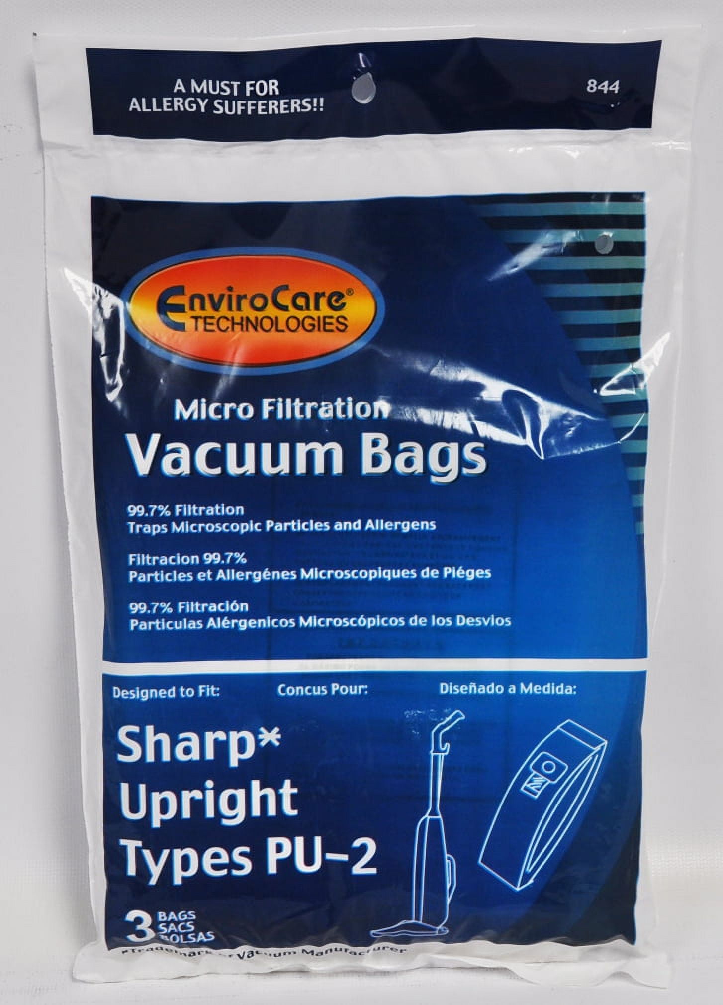 Sharp Upright Vacuum Cleaner Type PU2 Bags