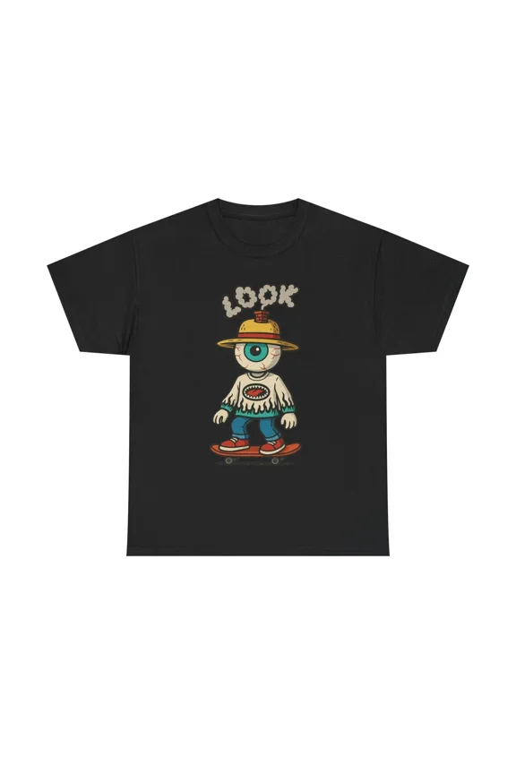 Sharp Vision Lookout Eyes Skateboarding Retro SB Culture Vibes Unisex T-Shirt up to size 5XL