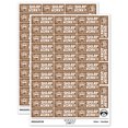 thumbnail image 1 of Sharp Work Fiesta Cactus Teacher Student School Sticker Set - Brown - Matte Finish - 1.5" Small, 1 of 7