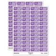 thumbnail image 1 of Sharp Work Fiesta Cactus Teacher Student School Sticker Set - Purple - Gloss Finish - 1.25" Mini, 1 of 7