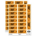 thumbnail image 1 of Sharp Work Pencil Teacher Student School Sticker Set - Orange - Gloss Finish - 2.00" Large, 1 of 7