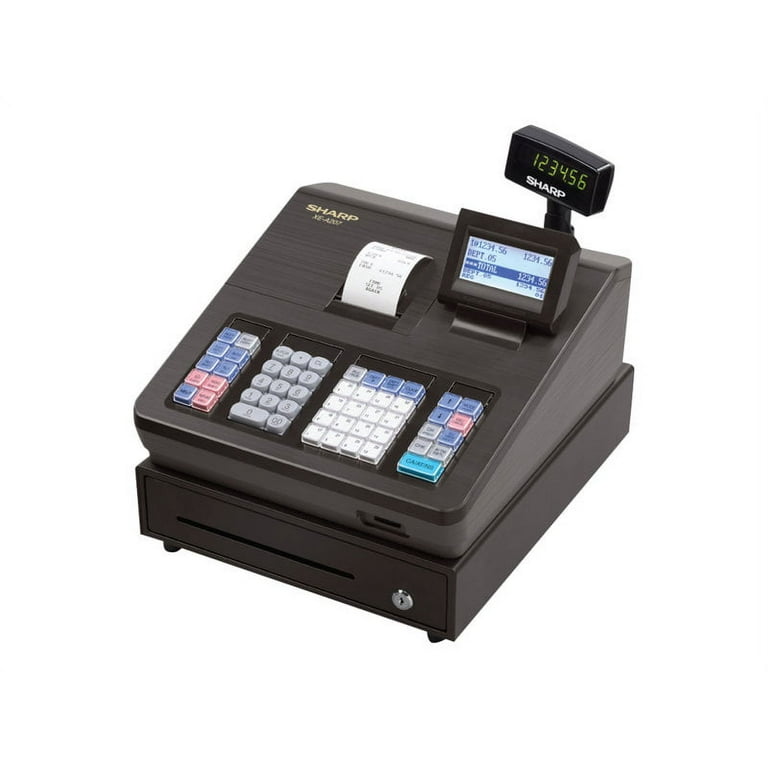 Sharp cash register with cheap scanner