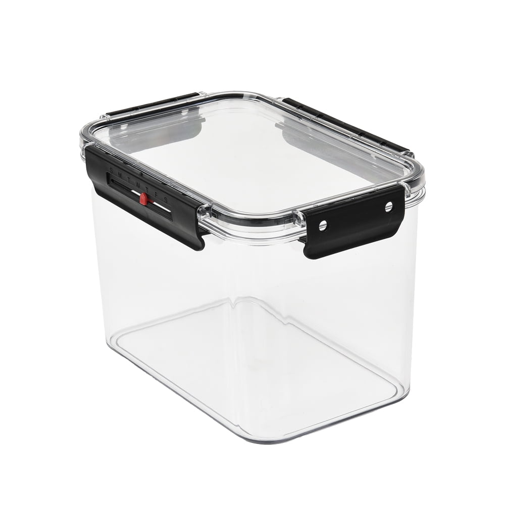 SharpChef Airtight Food Storage Container with Easy locking lids, Date ...