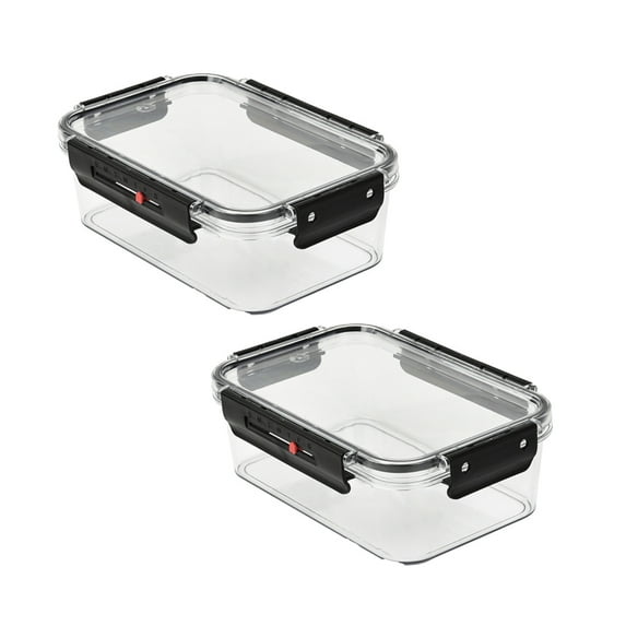 SharpChef Airtight Food Storage Container with Easy locking lids, Date Indicator, Leakproof, Kitchen Pantry Organization and Storage, BPA-Free