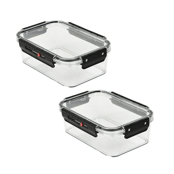 SharpChef Airtight Food Storage Container with Easy locking lids, Date Indicator, Leakproof, Kitchen Pantry Organization and Storage, BPA-Free