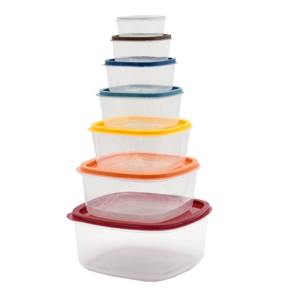 SharpChef Clear Plastic Food Storage Containers (14 Count)