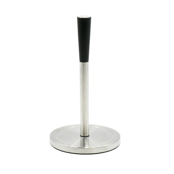 SharpChef Countertop Paper Towel Holder, Weighted Base, Non Slip, Stainless Steel Finish, Rust Proof, Fits Most Size Paper Roll
