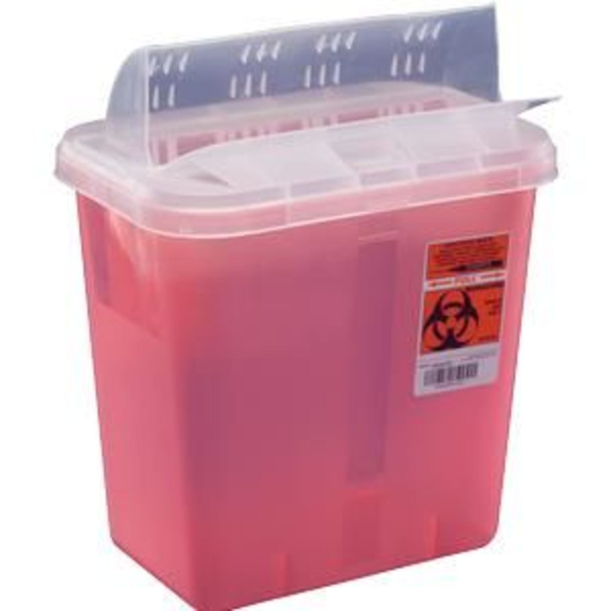 SharpSafety Multipurpose Sharps Container, 1Piece, 10H X 10.5W X 7