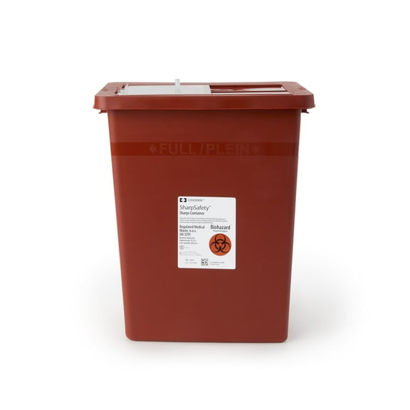 SharpSafety Sharps Container 8 gal. Vertical Entry