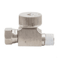 thumbnail image 1 of Sharpe Mfg. Co. 1010 12AAV Series Air Adjusting Valve, 1/4 in NPSM Inlet x 1/4 in NPSM Outlet, 1 of 3