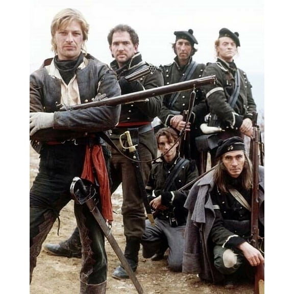 Sharpe TV series Sean Bean Daragh O'Malley and cast pose 16x20 poster