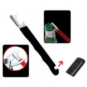 Sharpener Alloy Steel Scissors Manual Quick Grinding Sharpeners Outdoor Garden - Black