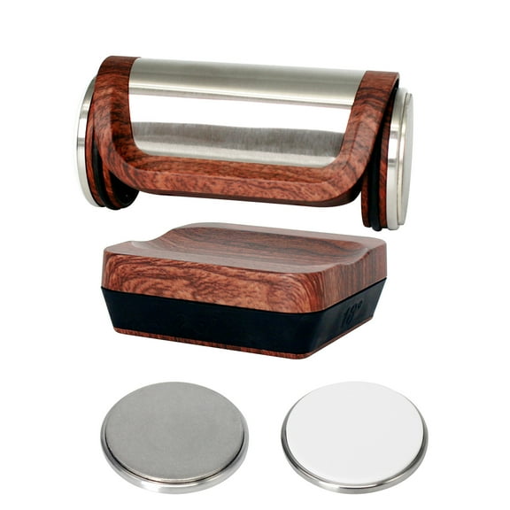 Sharpener,With All And Kitchen Knives With 15/18/20/25 Kit Metal Set With All 15/18/20/25 Knife Set Metal Knife With And Kitchen Hxber Imitation Wood Grain Knife Sharpener
