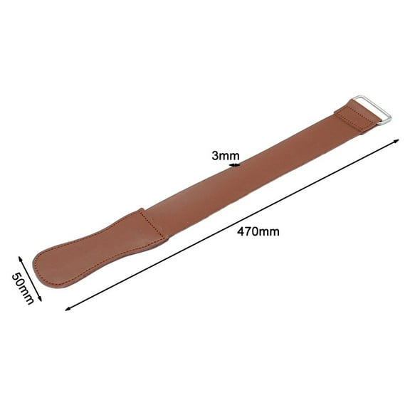 Sharpening Belt Double Sided Leather Strop for Sharpening and Smoothing Honing