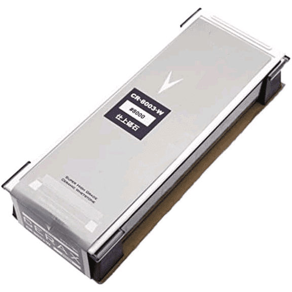 Sharpening Stone Japanese Finish for New Cerax CR-8003-W Extra Fine Grit 8000, Stone Attached to a White Non-Slip Base, Built-in Nagura Stone$$Tools & Hardware Other