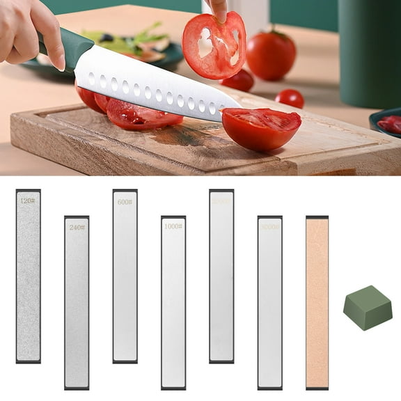 Sharpening Stones Kit Portable Knife Sharpener Fixed Angle Kit Stable Knife Sharpener Versatile Honing Whetstone High Efficient Sharpener Plate Honing Whetstone for Kitchens