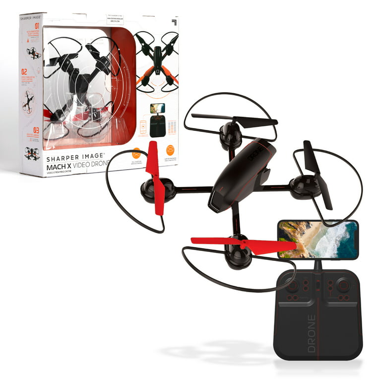 Sharper Image® Mach X Drone with Streaming Camera, 2.4 Auto-Orientation Control - Walmart.com