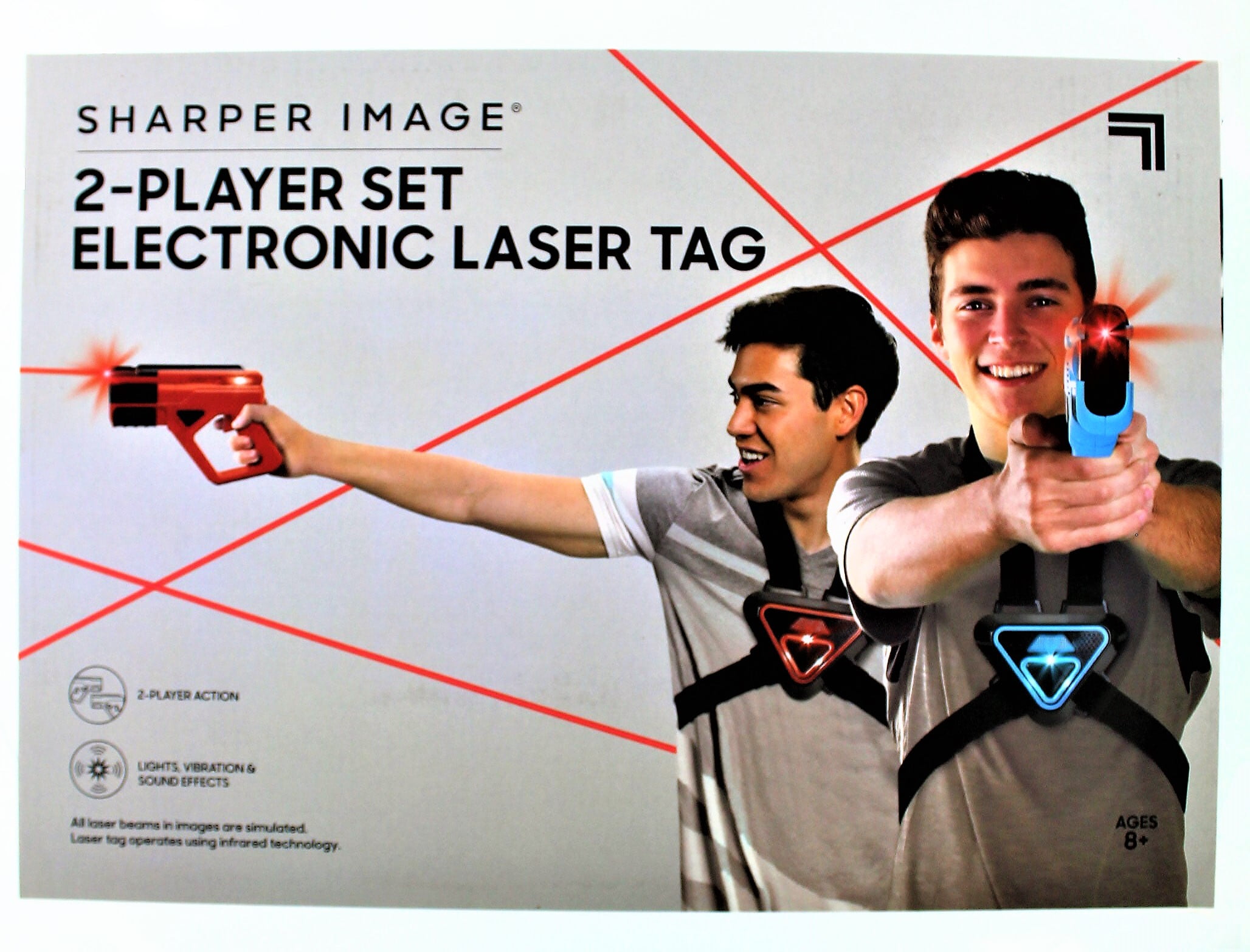 Sharper Image 2-Player Set Electronic Laser Tag