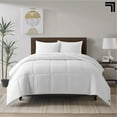 thumbnail image 1 of Sharper Image 3-Piece White Down Alternative Comforter Set, Queen, 1 of 5