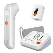 Sharper Image 3 in 1 Set Blood Pressure Monitor Pulse Oximeter & Thermometer