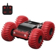 Sharper Image Bounce Buggy RC Stunt Car, Black, Inflatable Tires, 2.4GHz Remote, High-Speed Flips & Auto Stunts