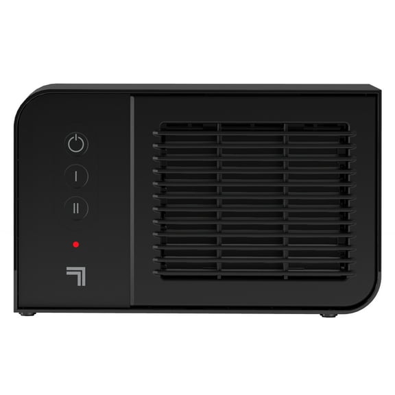 Sharper Image Ceramic 1 Personal Desktop Heater with Auto Shut-off, 2 Heat Settings, Black (New)