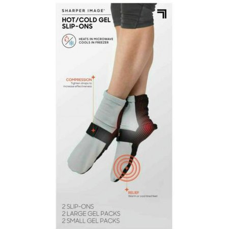 Sharper Image Compression And Relief Hot Cold Gel Slip Ons