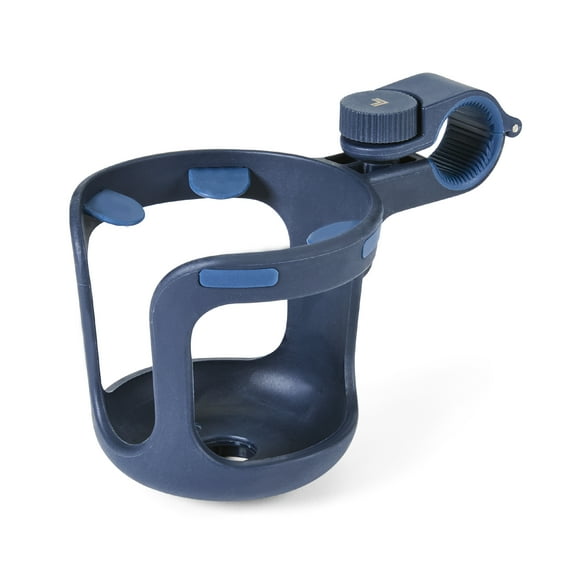 Sharper Image Walker Cup Holder, Compatible with 1 Round Bars, Holds Cups and Bottles up to 3 Wide, Mobility Accessory