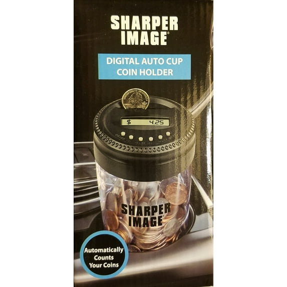 Sharper Image Digital Coin Jar