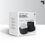 Sharper Image Ice Therapy Massage Ball with Suction Wall Mount, Liquid-Cool Core, Muscle Massager