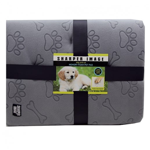 Sharper Image Memory Pet Pad - Grey