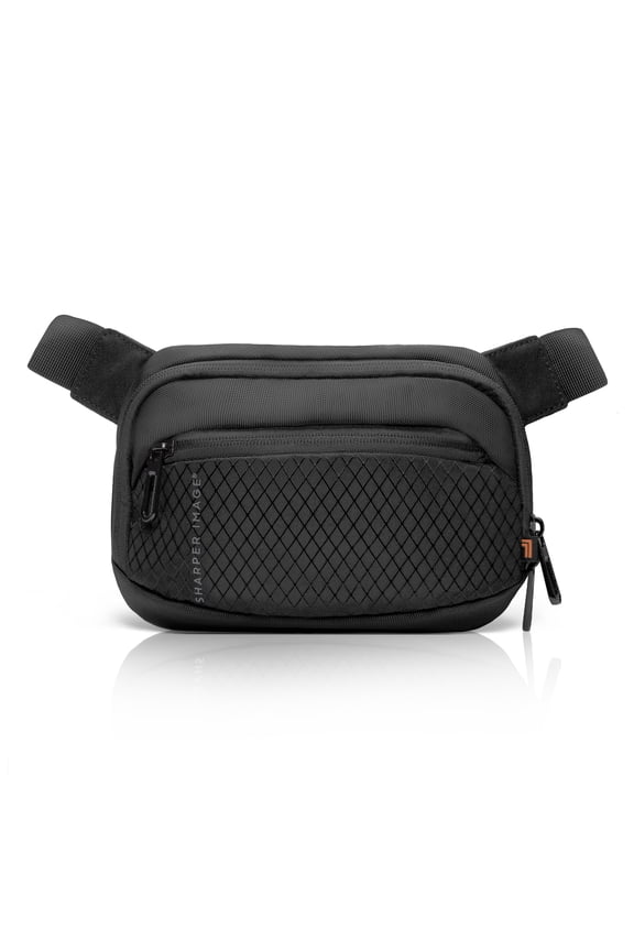 Metro Crossbody Sling Bag, Small Daypack Chest Bag with Adjustable Shoulder Strap for Outdoor Travel Hiking, Water Resistant, Black