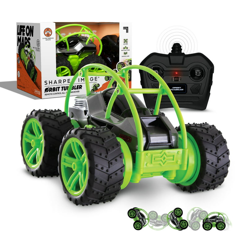 SGILE RC Stunt Car Toy Gift, 4WD Remote Control Car with 2 Sided 360  Rotating Rc Car for Kids Girls Boys Age 6 7 8 12, Green