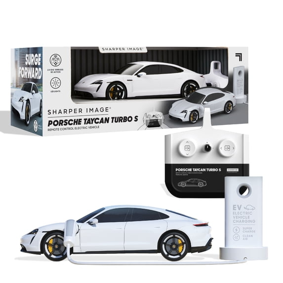 Sharper Image Toy RC Porsche Taycan Turbo S 1:20