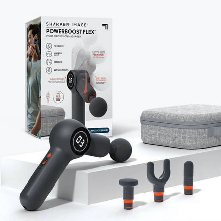 Sharper Image Powerboost Flex Pivot Percussion Massager