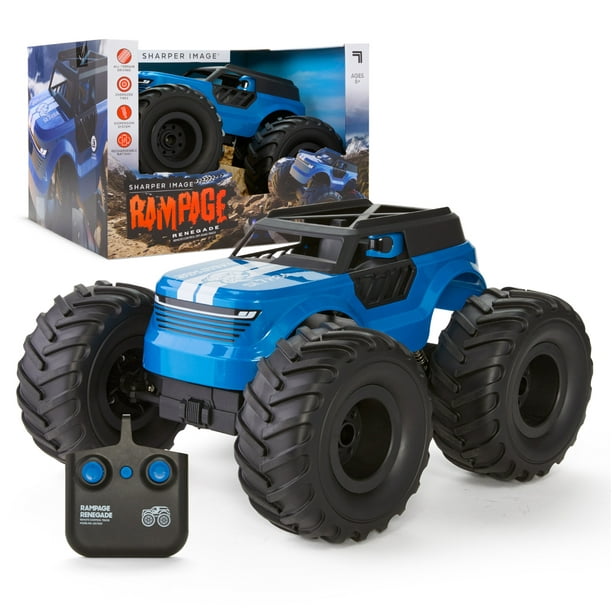 THE RAMPAGE - boo Sharper Image Remote Control Off-Road Truck for Indoors