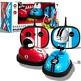 thumbnail image 1 of Sharper Image Road Rage RC Speed Bumper Cars, Mini Remote Controlled Ejector Vehicles, 2 Player Head to Head Battle, Crash into Opponents, 2.4 GHz, Red and Blue, Ages 6 and Up Updated Edition, 1 of 9