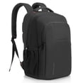 thumbnail image 1 of Sharper Image Signature Laptop Backpack, 35L Water Resistant Computer Bag for Work Business Travel, College School Back Pack Fits 16” Laptops, Black, 1 of 12