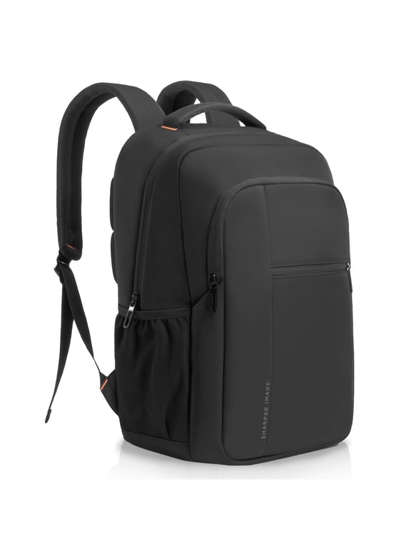 Signature Laptop Backpack, 35L Water Resistant Computer Bag for Work Business Travel, College School Back Pack Fits 16” Laptops, Black