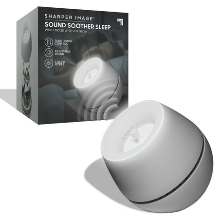 Sharper Image® Sound Soother Wind, White Noise Machine With LED Glow
