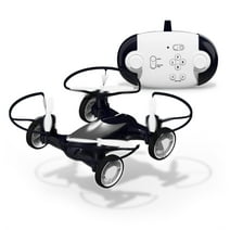 Sharper Image® Toy Fly+Drive Dual-Function Vehicle Drone, Black, 5.5 in x 5.51 in
