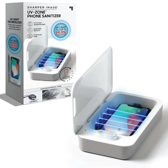 Sharper Image UV Clean Zone Chemical Free Phone and Accessories Sanitizer