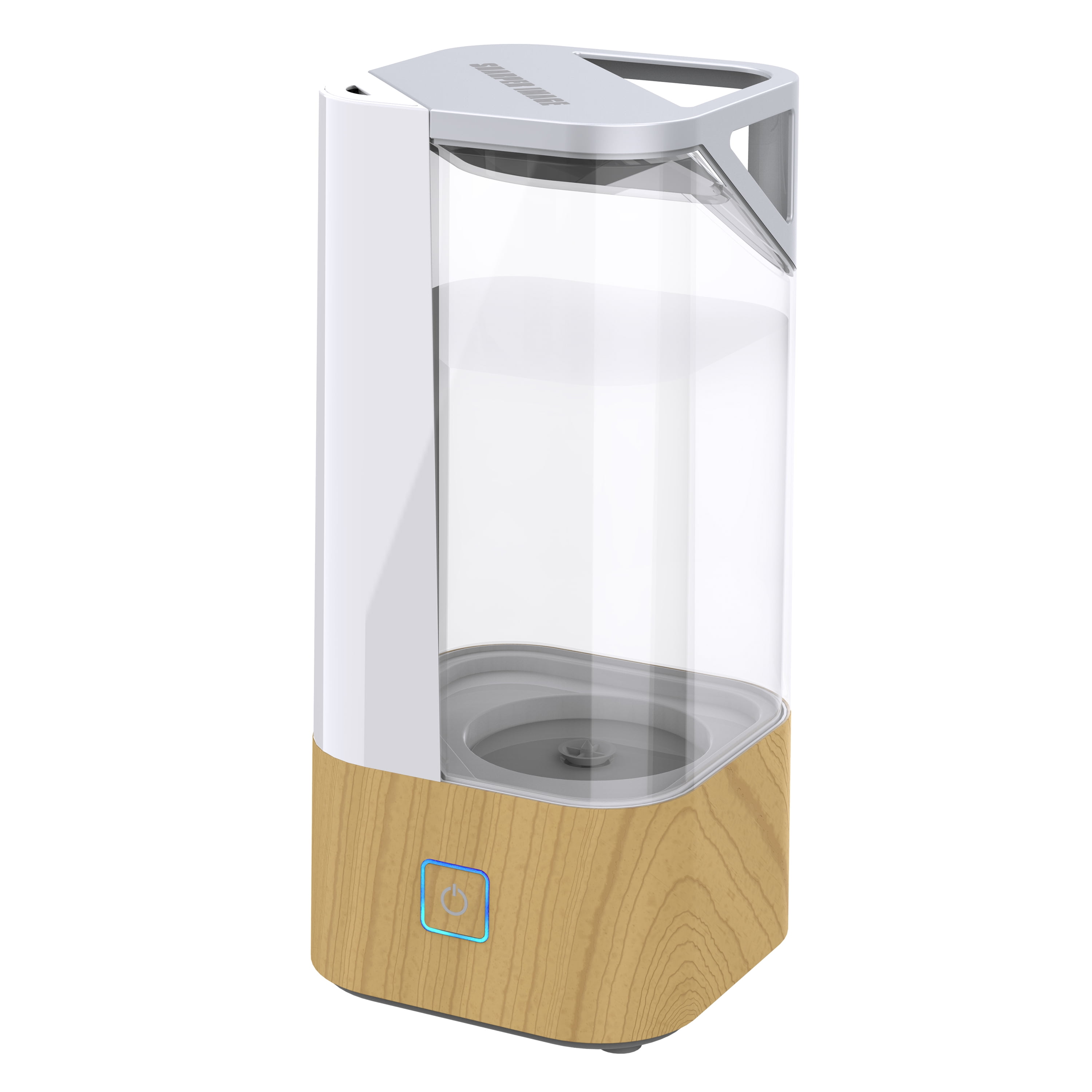 Light Ash Woodgrain Ultrasonic Cool Mist Humidifier with Auto Shutoff