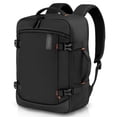 thumbnail image 1 of Sharper Image Venture Weekender Travel Laptop Backpack, TSA-Approved 23L Carry-On Bag Fits 17” Laptop, Water-Resistant, Black, 1 of 10