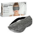 thumbnail image 1 of Sharper Image® Weighted Comfort Eye Mask, Hot/Cold Insert, Light Blocking Pain Relief for Headaches Migraine Travel Naps, Adjustable Strap, Super Soft Micro-Plush Fabric, 1 of 7